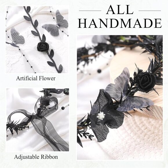Fairy Flower Headpiece Fairy Costume Elf Crown Nature Cosplay Accessory main image 4